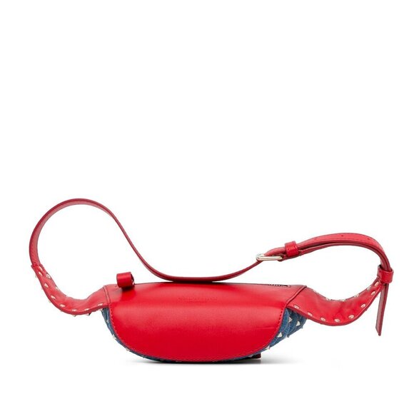 Valentino Denim Rockstud Spike BeltBag - Picture 4 of 10